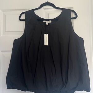Banana Republic Cotton Poplin Bubble Tank